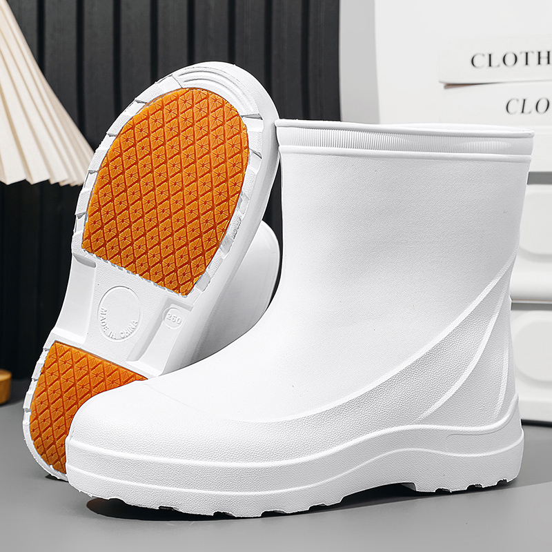Fishing Boots - Fishing Rain Boots, Non-Slip, Waterproof, Short
