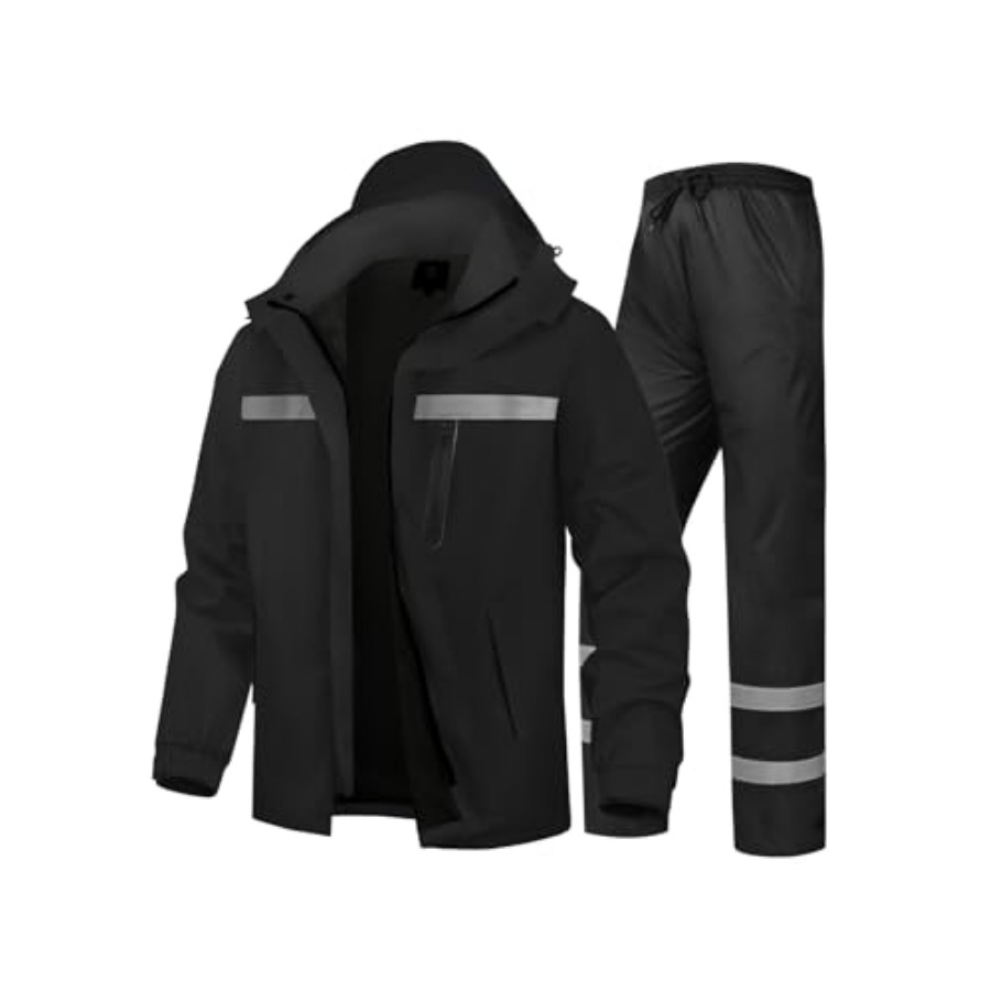 Fishing Rain Suit - Men's Rain Suit High Visibility Reflective
