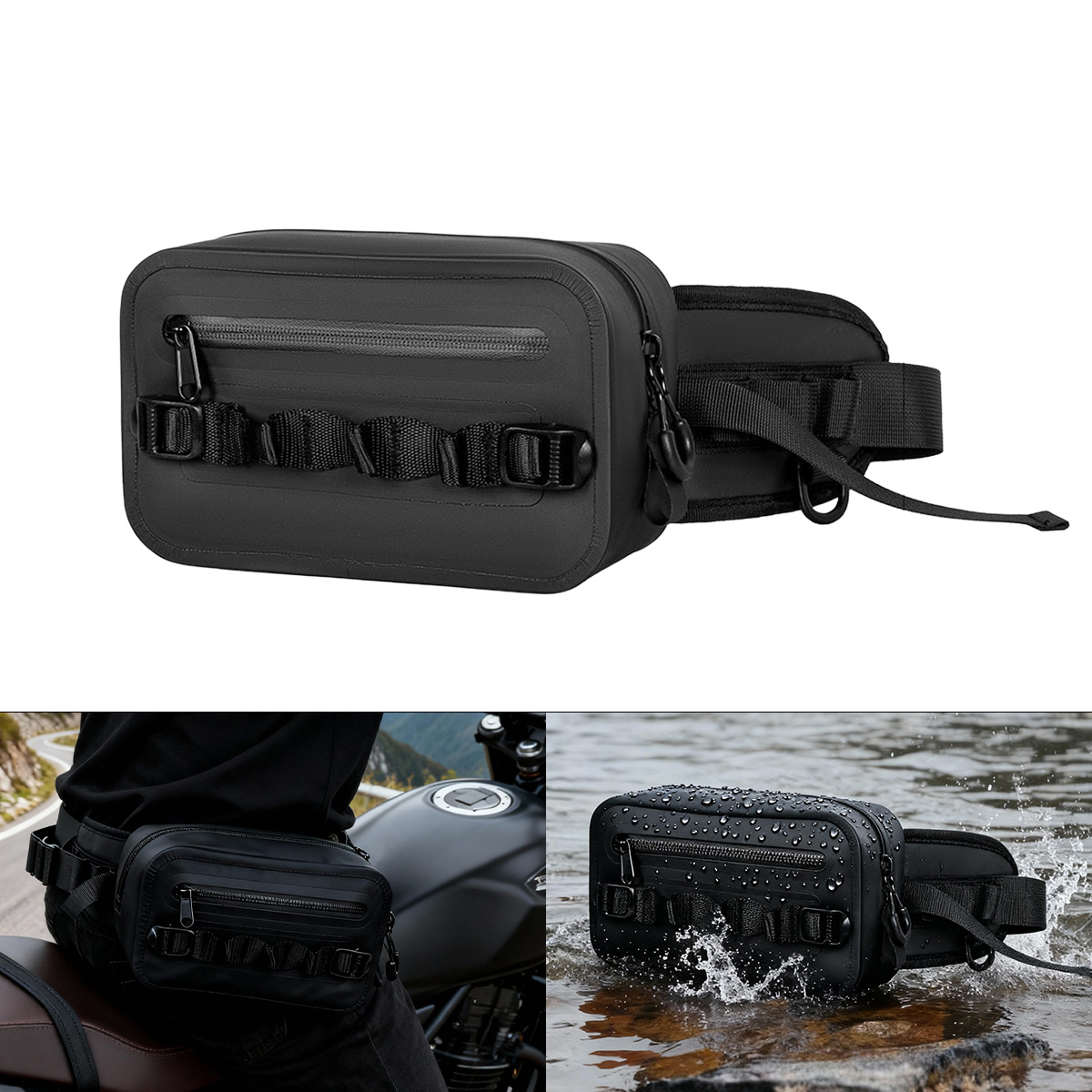 Fishing Bag Waterproof - 2.1L 840D TPU Waterproof Waist Bag