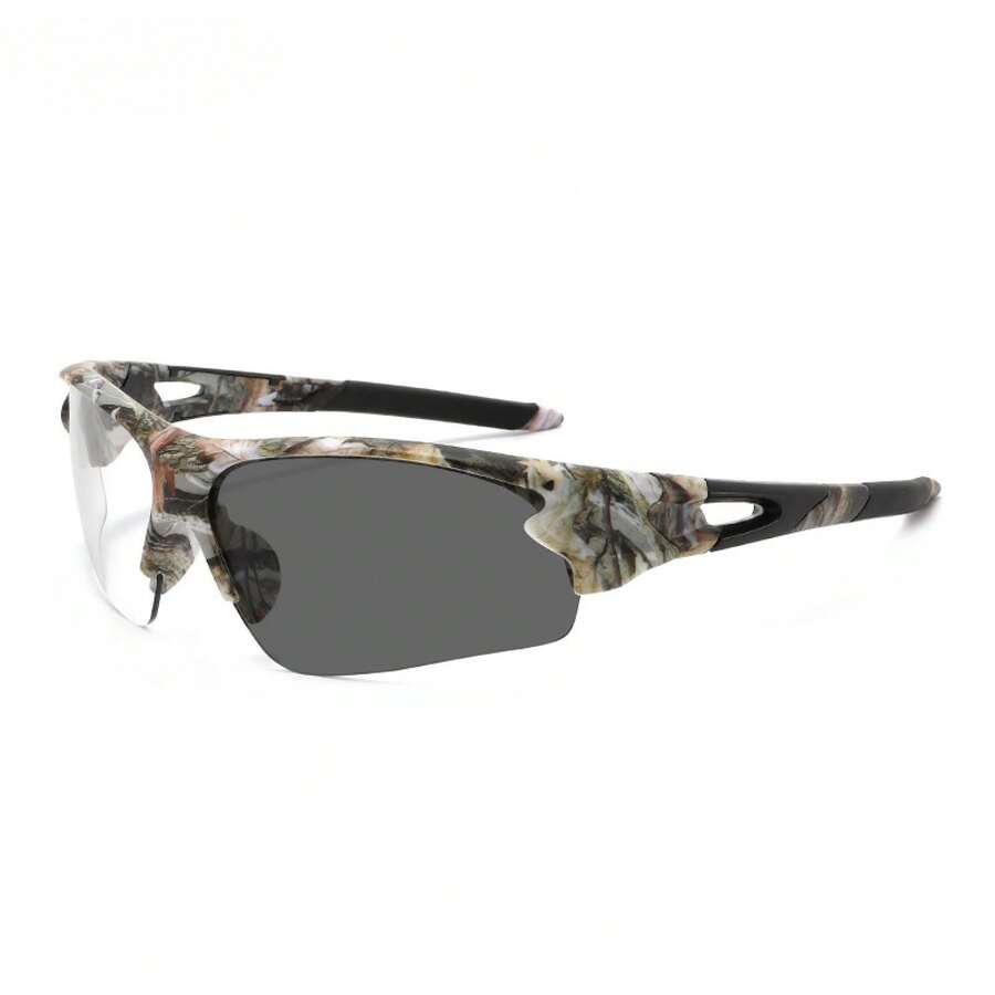 Semi-Rimless Camouflage Sport  - Fishing Sunglasses Polarized reseña y precio