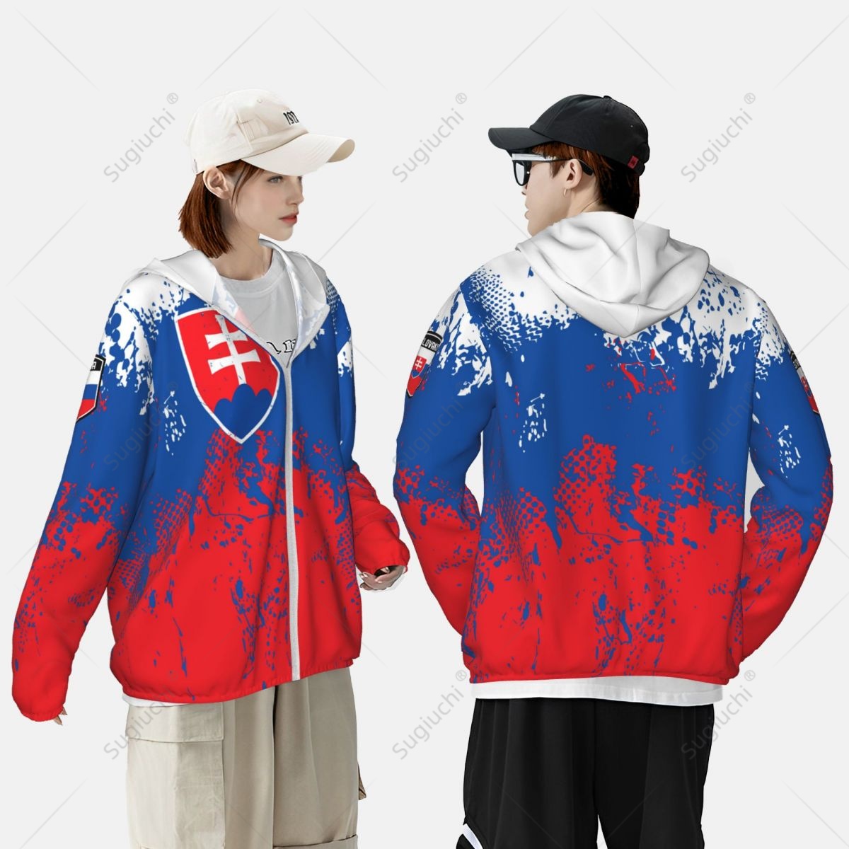 Slovakia Flag Sun Protection H - Fishing Hoodie reseña y precio