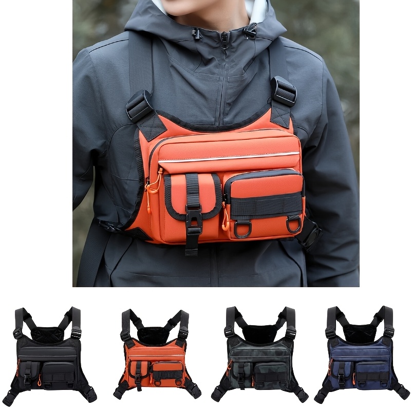 Men's Tactical Chest Bag, Runn - Fishing Vest reseña y precio