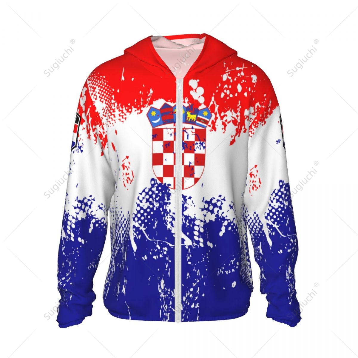 Croatia Flag Sun Protection Ho - Fishing Hoodie reseña y precio
