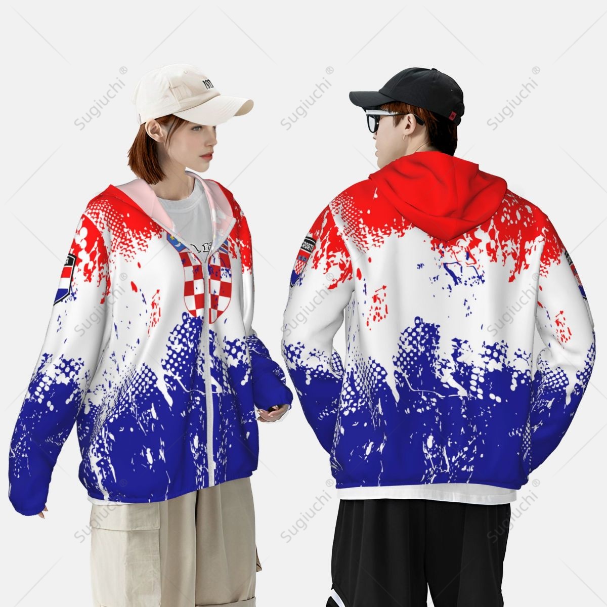 Croatia Flag Sun Protection Ho - Fishing Hoodie reseña y precio