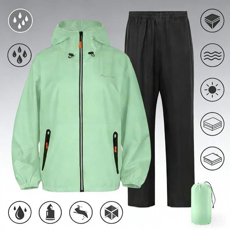 Full Body Waterproof Rain Suit - Fishing Rain Suit reseña y precio