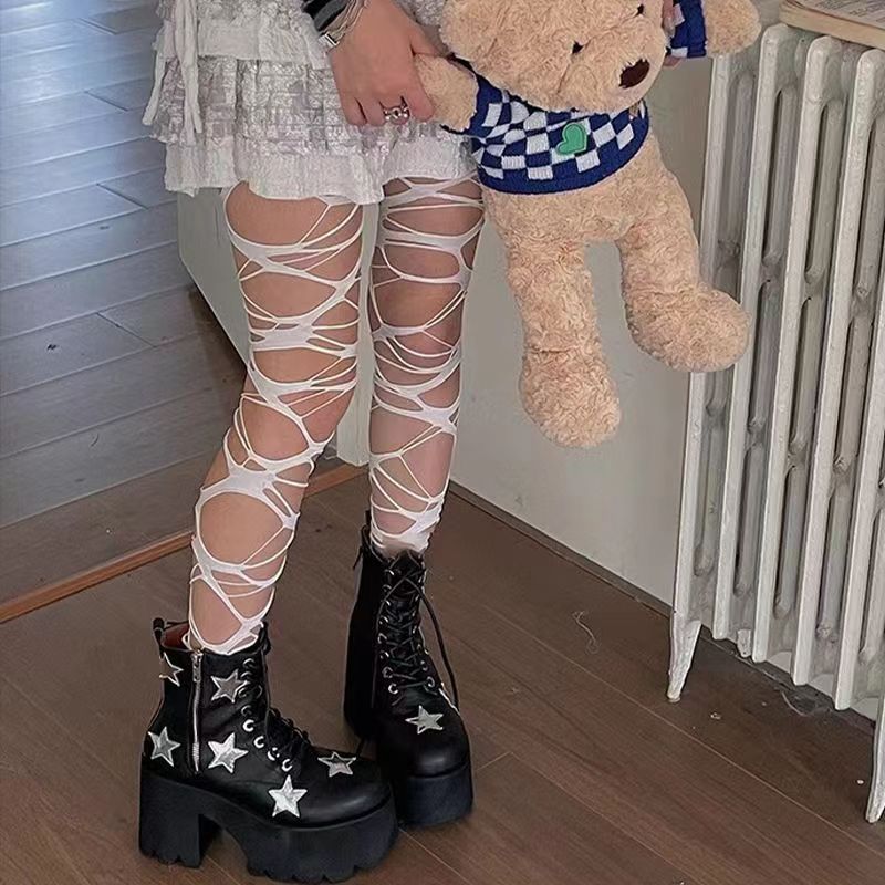 Black Punk Gothic Style Person - Fishing Socks reseña y precio
