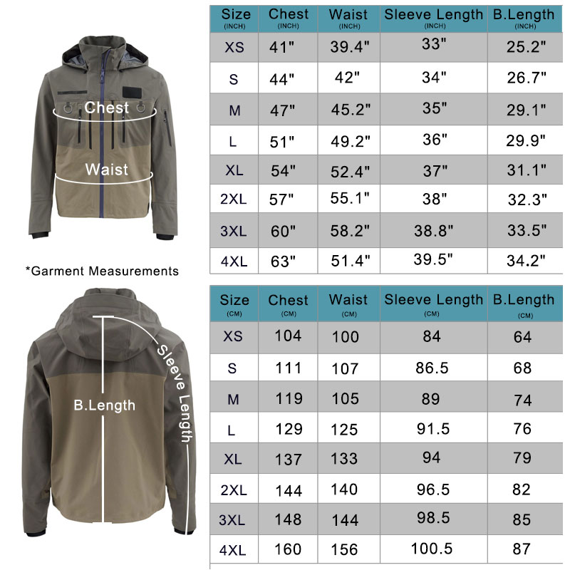 Fishing Wading Jackets 4-Ply B - Fishing Jacket Waterproof reseña y precio