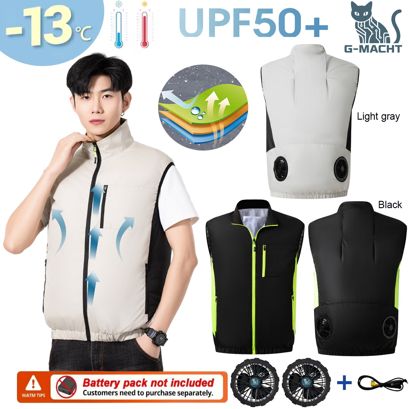 Summer Breathable Wearable Coo - Fishing Vest reseña y precio
