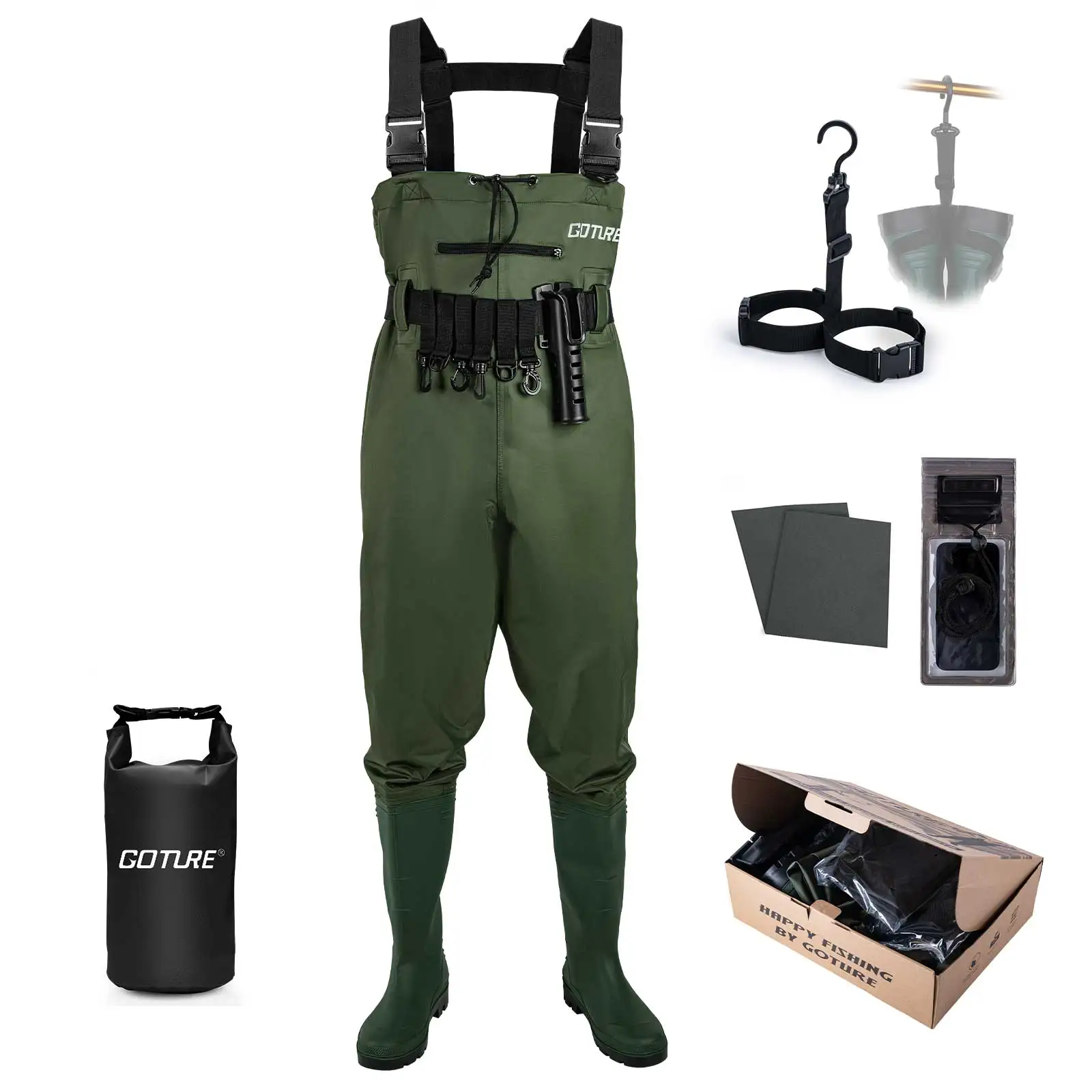 Goture Waterproof Fly Fishing  - Fishing Waders reseña y precio