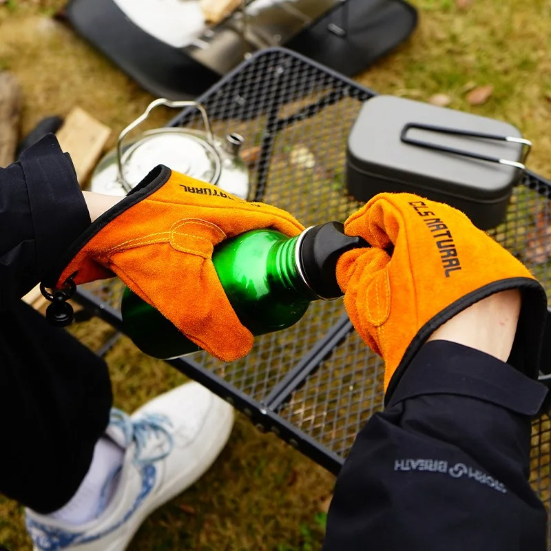 Heat Resistant BBQ Gloves Cowh - Fishing Gloves reseña y precio