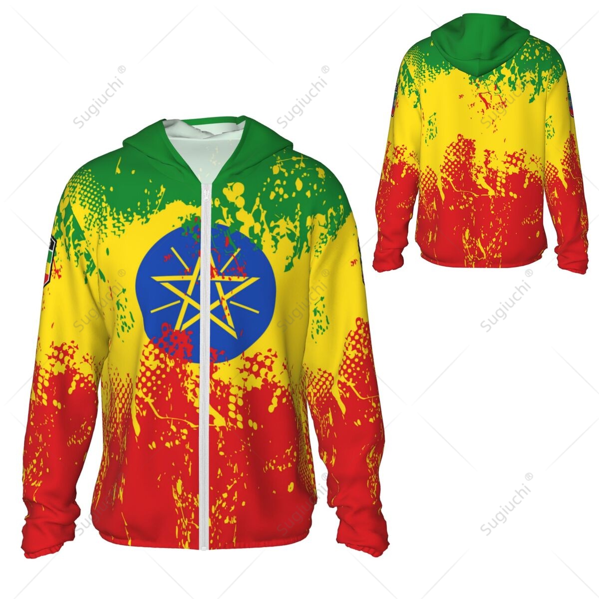 Ethiopia Flag Sun Protection H - Fishing Hoodie reseña y precio
