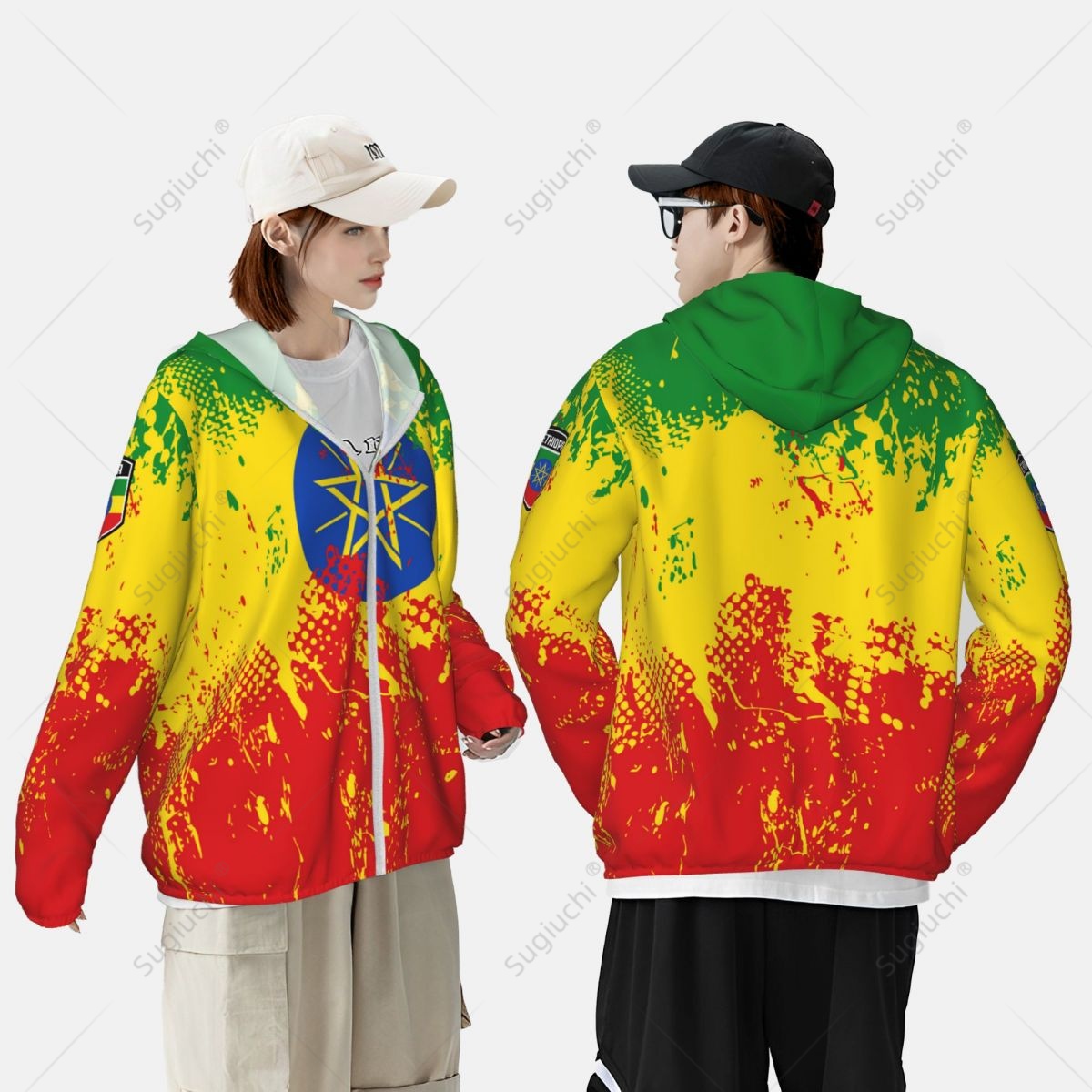 Ethiopia Flag Sun Protection H - Fishing Hoodie reseña y precio
