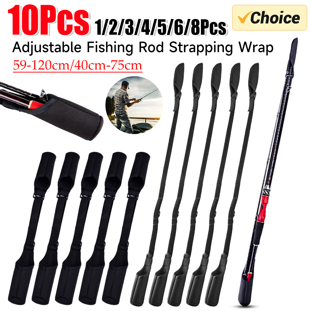 1-10PCS Fishing Rod Socks Srta - Fishing Belt reseña y precio