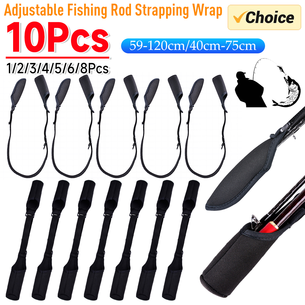 1-10PCS Fishing Rod Socks Srta - Fishing Belt reseña y precio