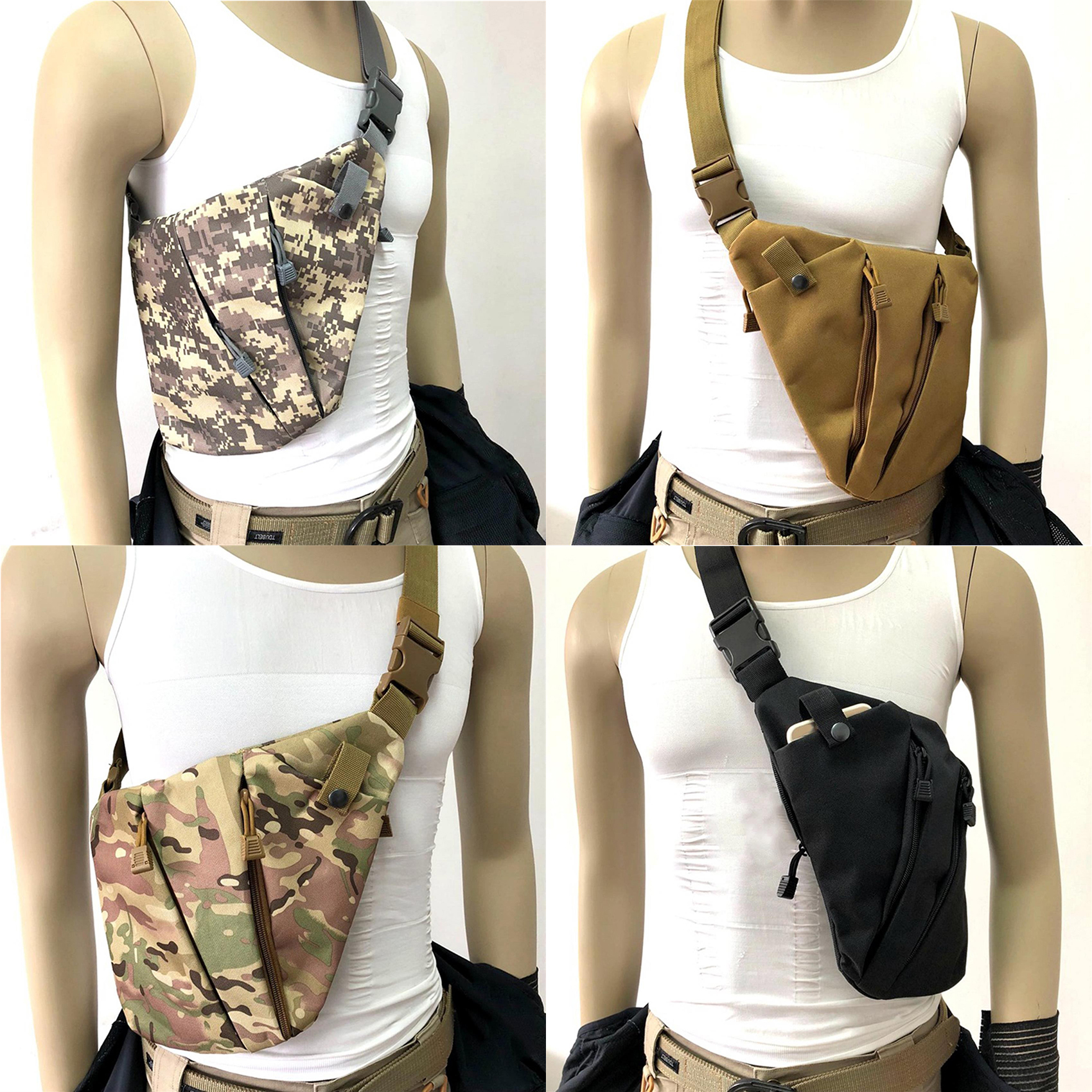 Military Tactical Shoulder Bag - Fishing Backpack reseña y precio