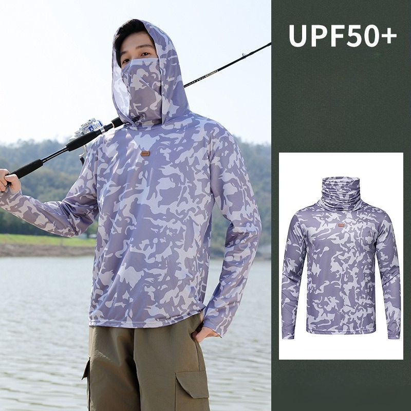 Fishing Shirt Hooded Men Sunsc - Fishing Hoodie reseña y precio