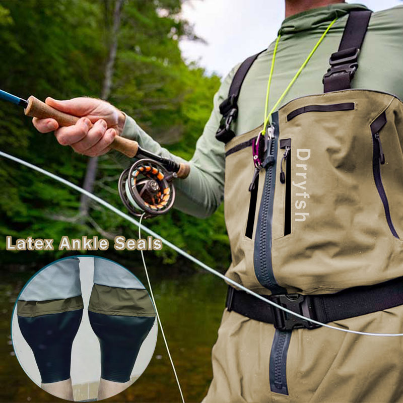 Zippered Waterproof Wader With - Fishing Waders reseña y precio