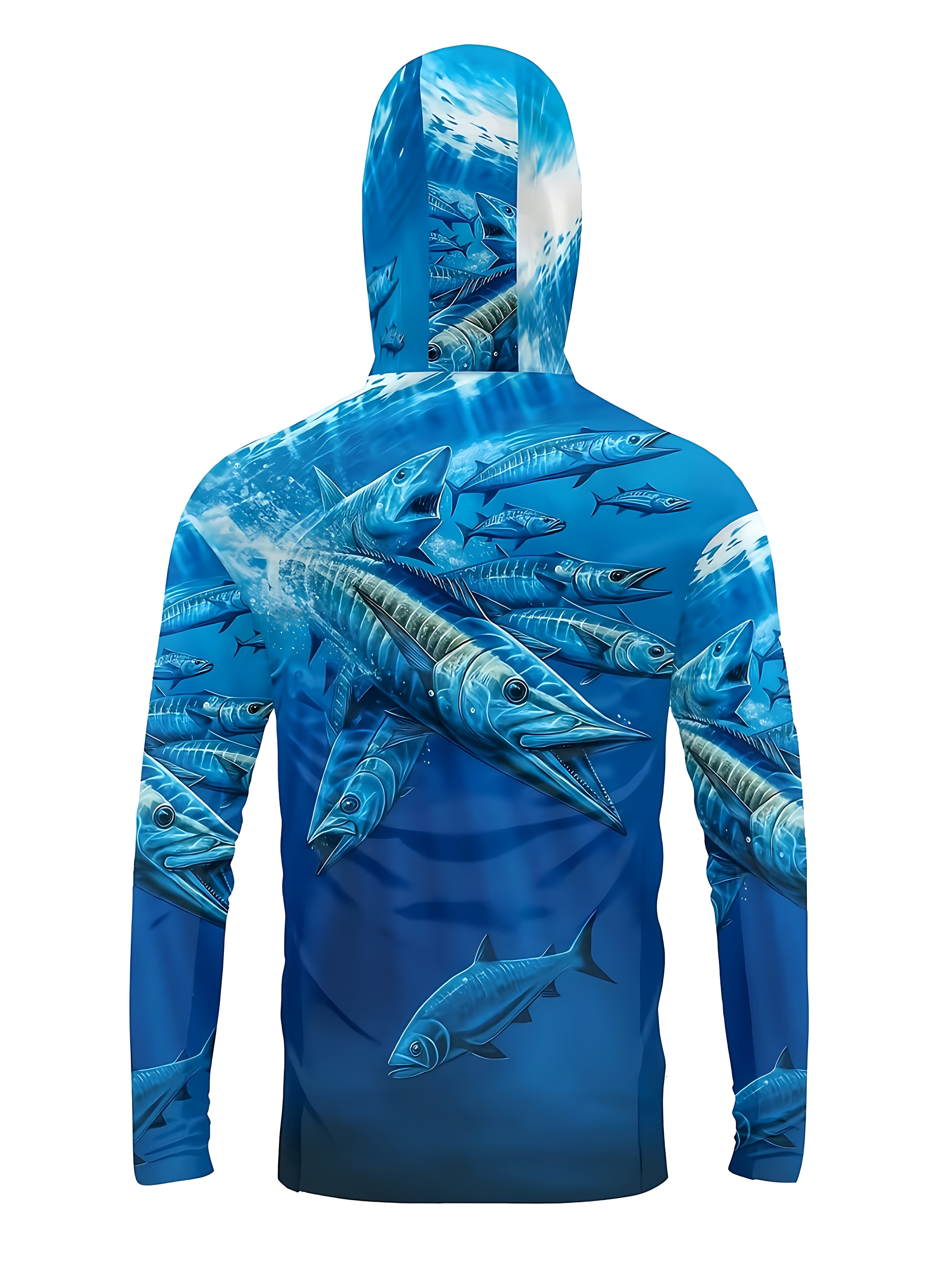 Fishing Shirt Hooded Men Fishi - Fishing Mask Sun Protection reseña y precio