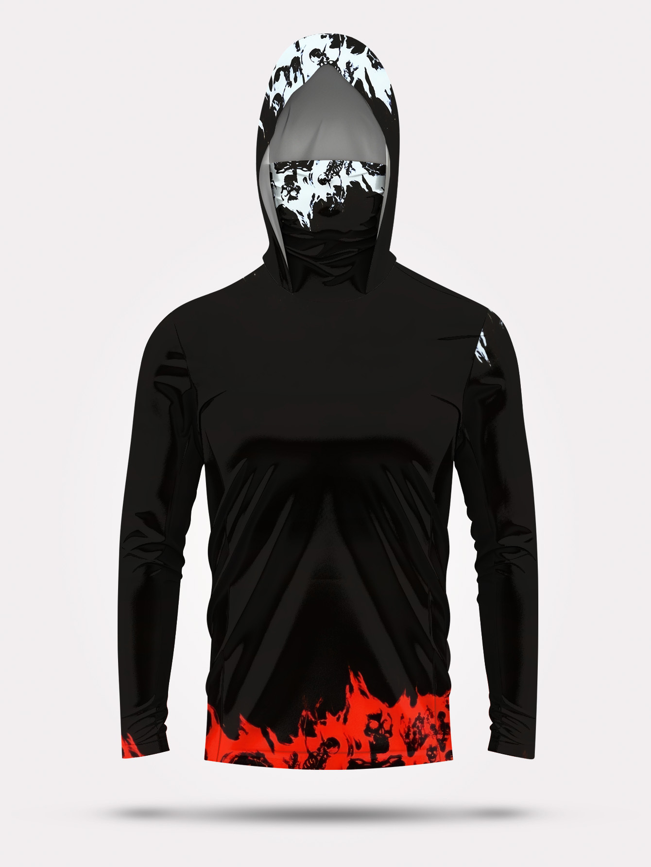 Men Hood Fishing Shirt long sl - Fishing Shirt Uv Protection reseña y precio