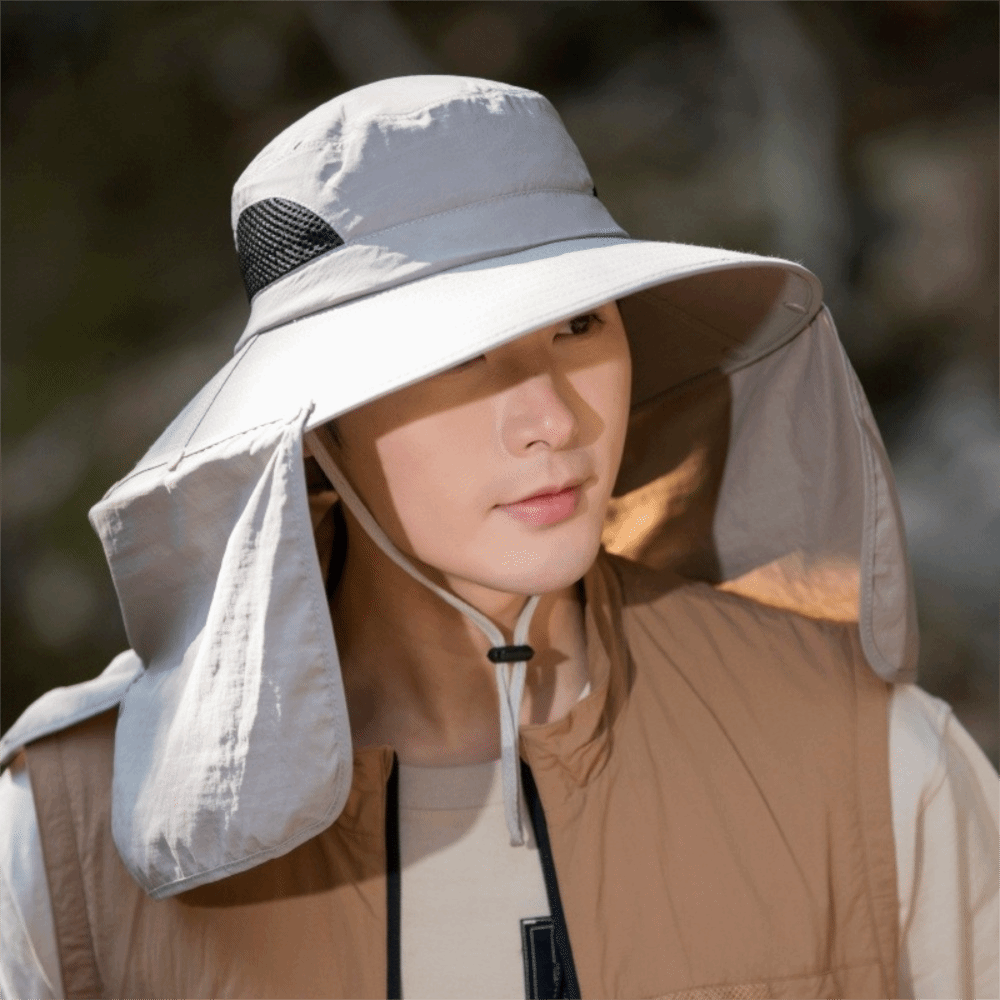 Fashion Cloth Men Sun Hat Big  - Fishing Hat reseña y precio