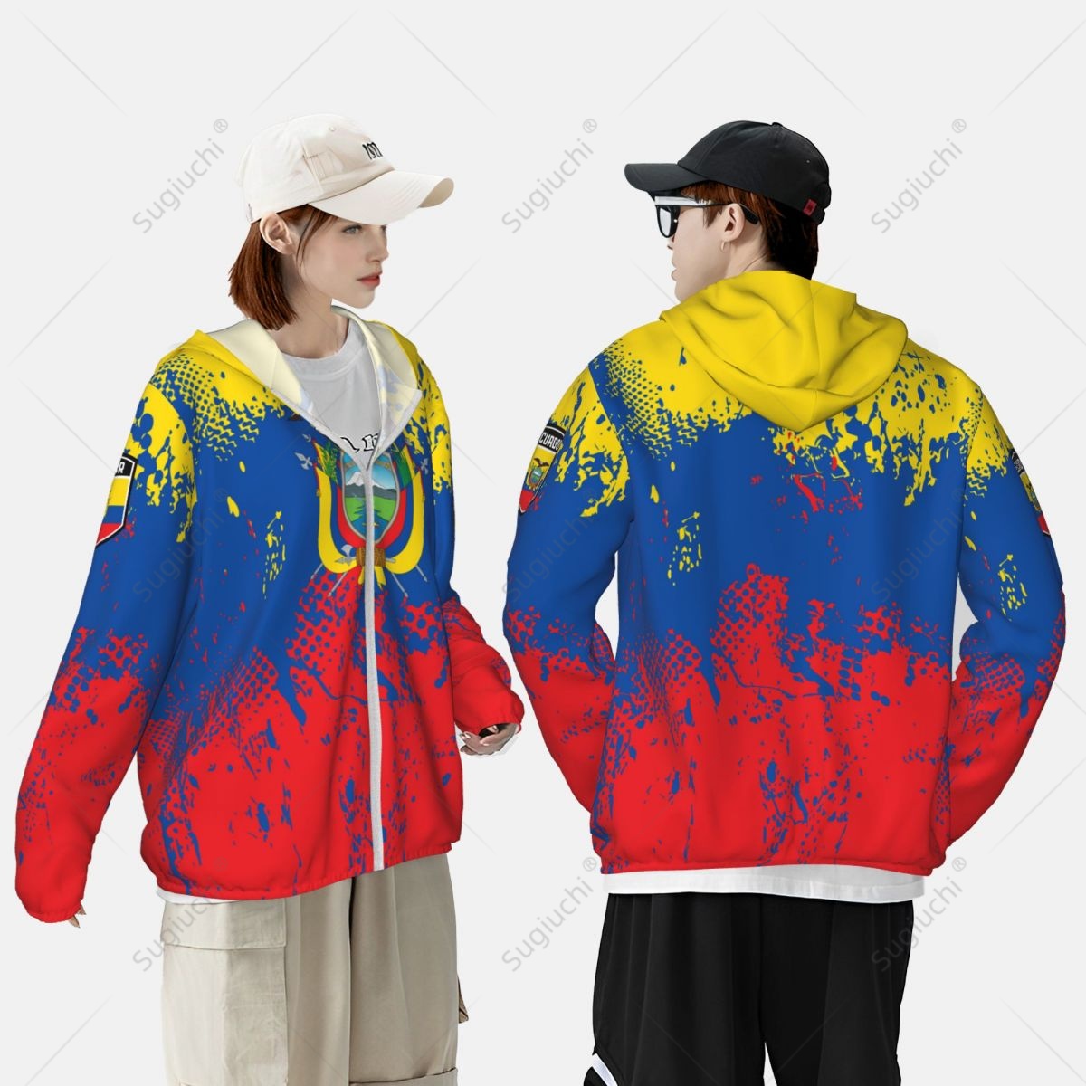Ecuador Flag Sun Protection Ho - Fishing Hoodie reseña y precio