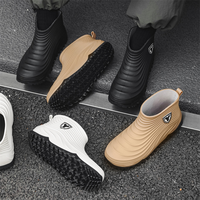 Men's Rain Shoes Fashion Water - Fishing Boots reseña y precio