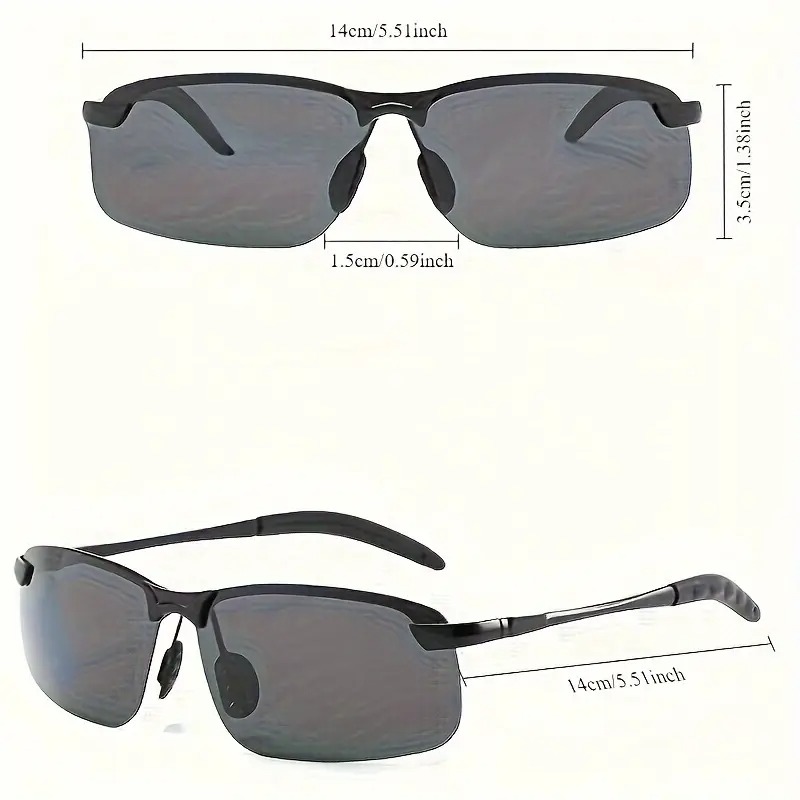 Black Polarized Photochromic S - Fishing Sunglasses Polarized reseña y precio