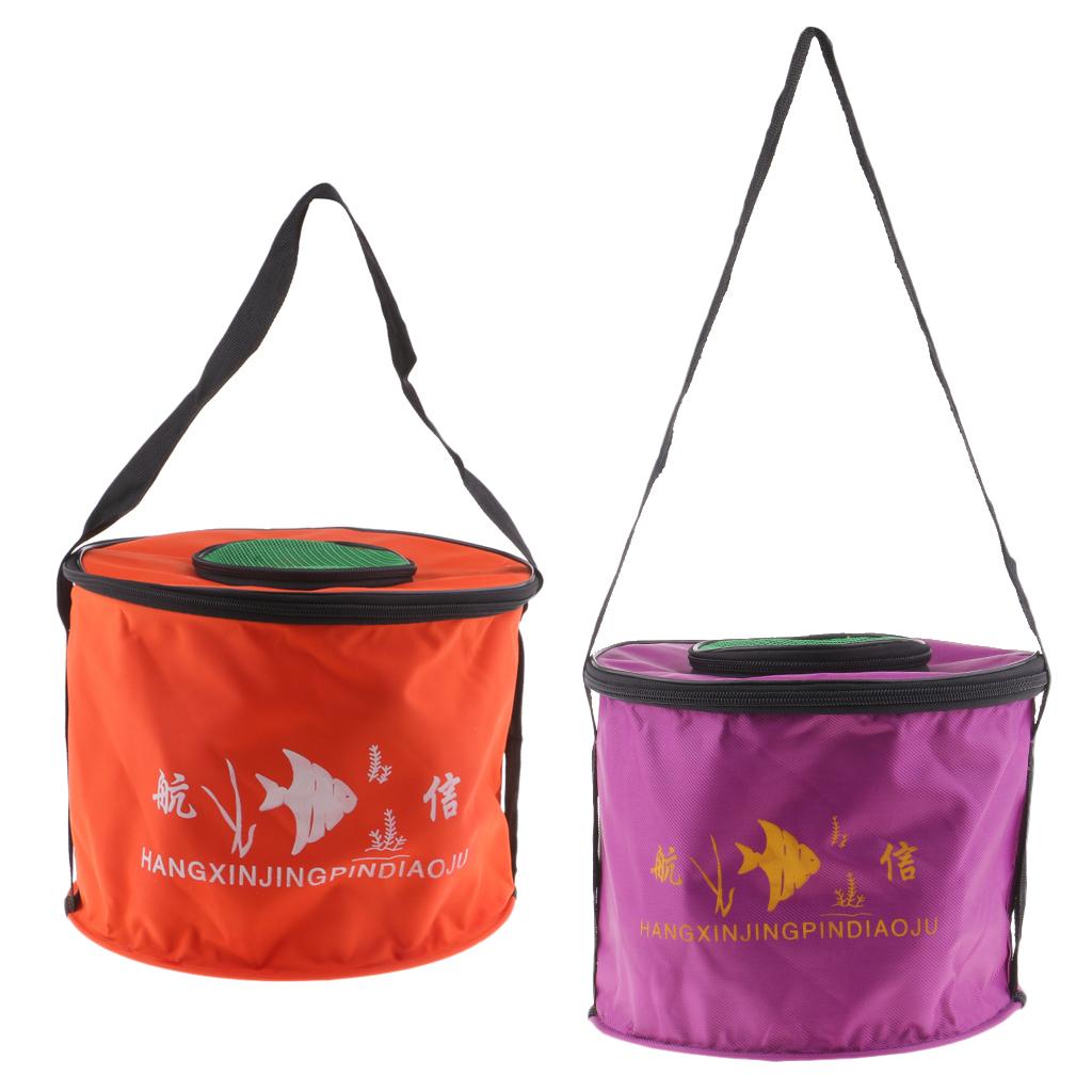 Foldable Fishing Bucket with M - Fishing Bag Waterproof reseña y precio