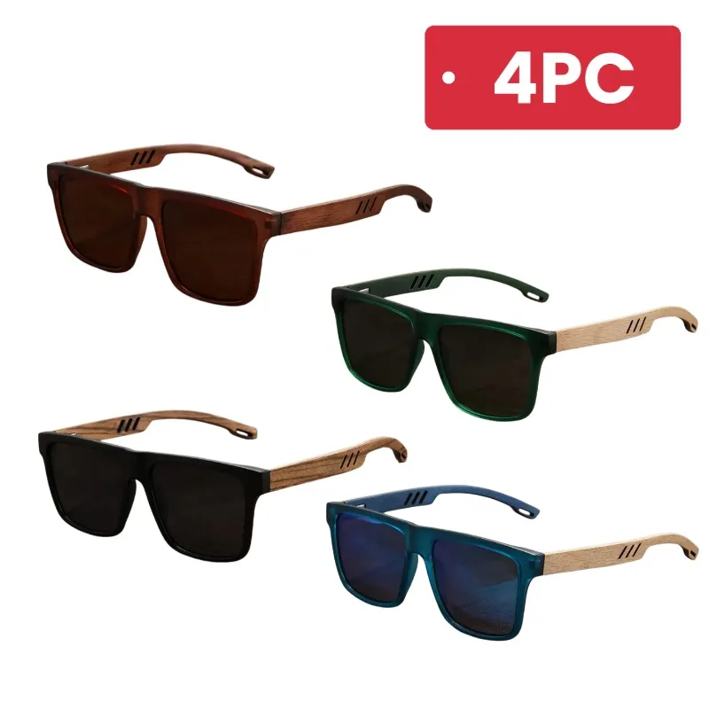 Natural Wood Temple Polarized  - Fishing Sunglasses Polarized reseña y precio