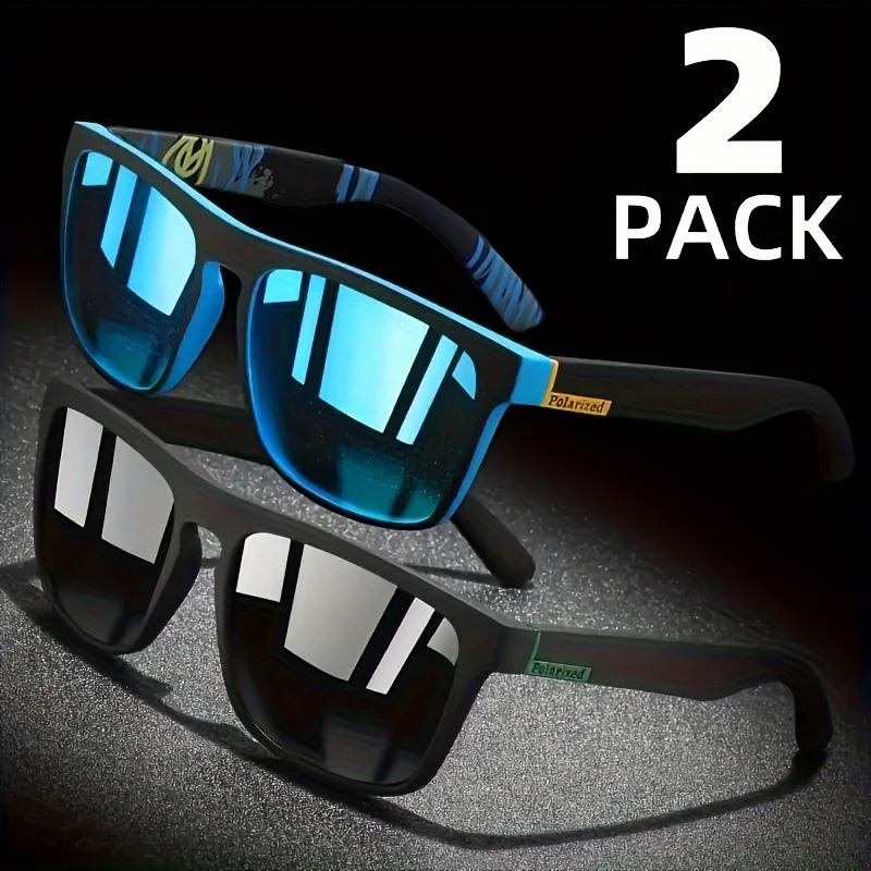 1/2pcs Square Sport Sunglasses - Fishing Sunglasses Polarized reseña y precio