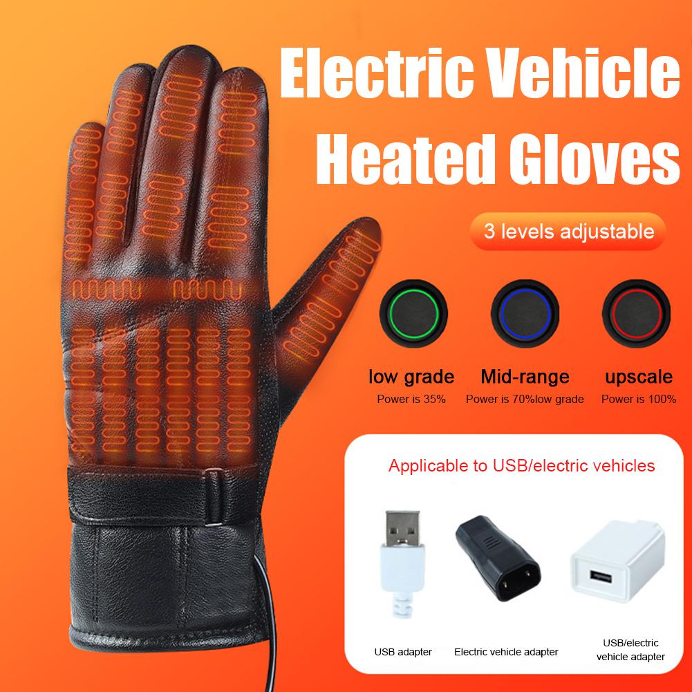 1 Pair USB Heating Gloves Rech - Fishing Gloves reseña y precio