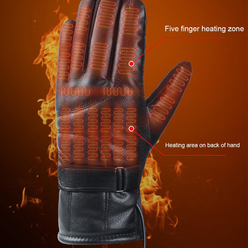 1 Pair USB Heating Gloves Rech - Fishing Gloves reseña y precio
