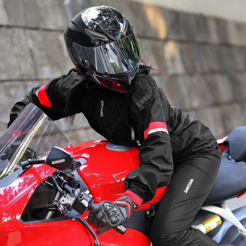 WOSAWE Motorcycle Raincoat Wat - Fishing Rain Suit reseña y precio