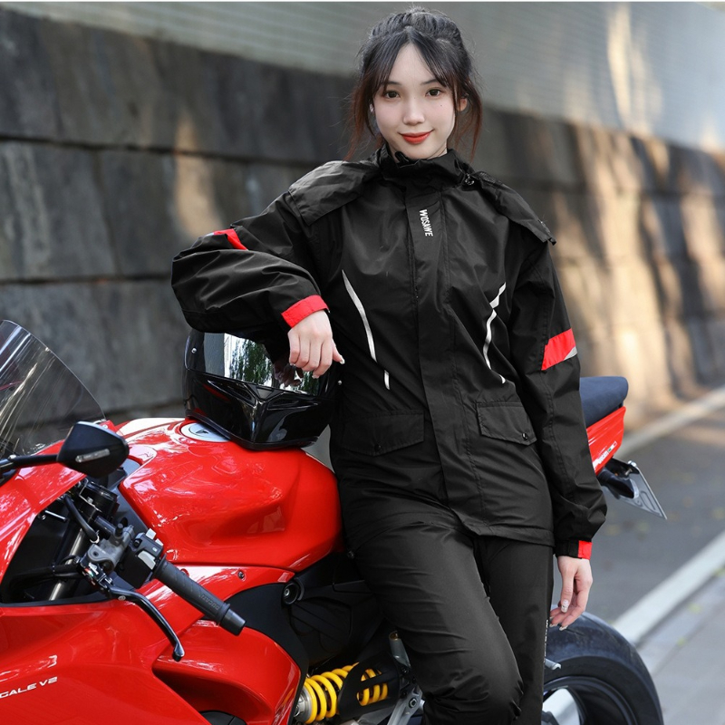 WOSAWE Motorcycle Raincoat Wat - Fishing Rain Suit reseña y precio