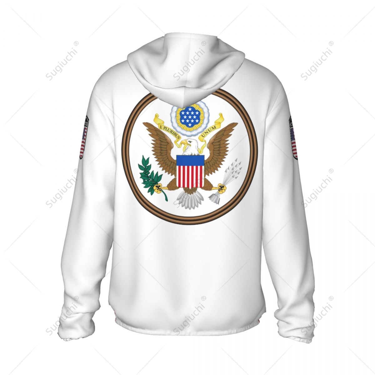 United States Flag Sun Protect - Fishing Hoodie reseña y precio