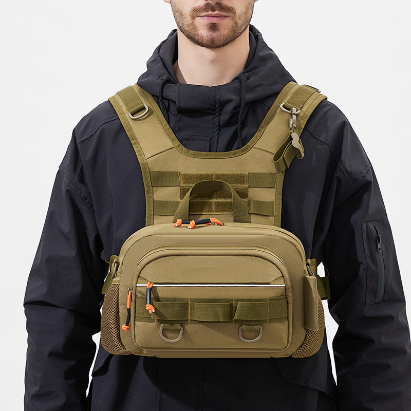 Men Chest Bag Tactical Fishing - Fishing Vest reseña y precio
