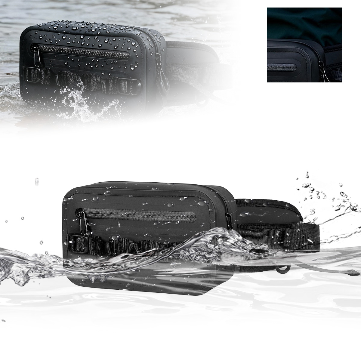2.1L 840D TPU Waterproof Waist - Fishing Bag Waterproof reseña y precio