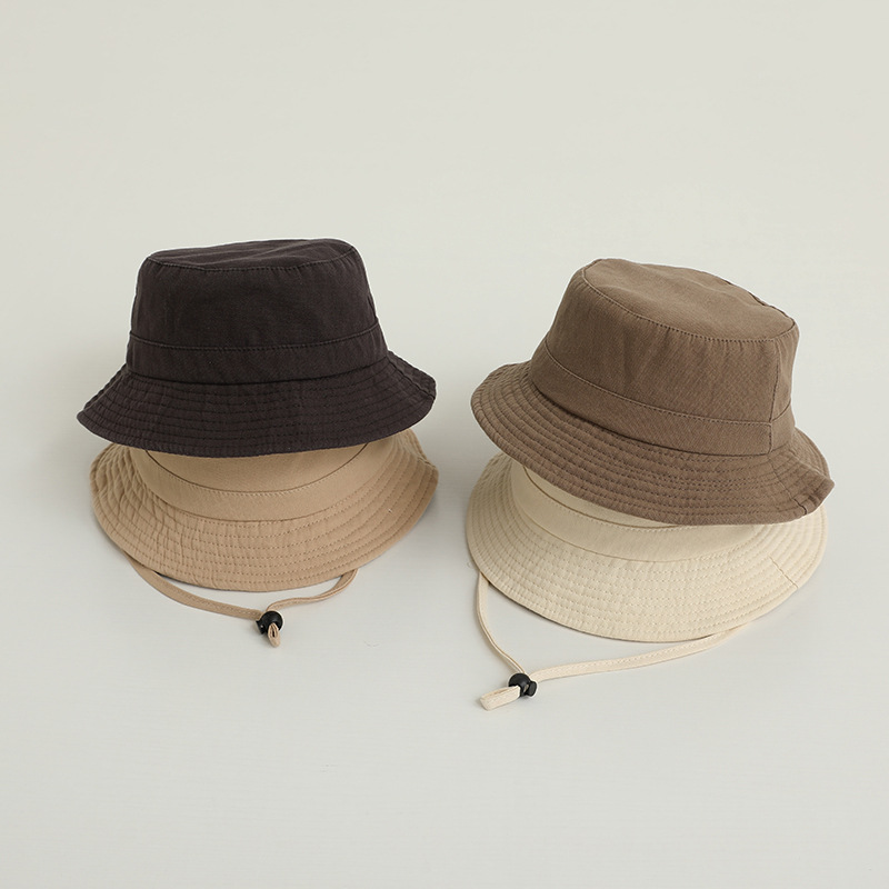 Solid Color Kids Bucket Hat Fa - Fishing Hat reseña y precio
