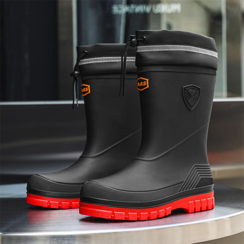 Fashion Men's Rain Boots Mid-C - Fishing Boots reseña y precio