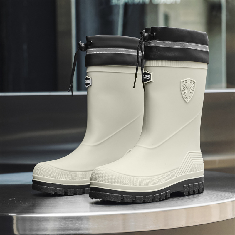 Fashion Men's Rain Boots Mid-C - Fishing Boots reseña y precio