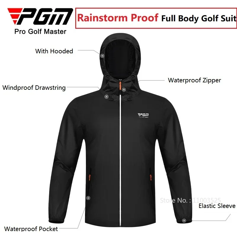 Pgm Men Golf Raincoat Rain Pan - Fishing Rain Suit reseña y precio