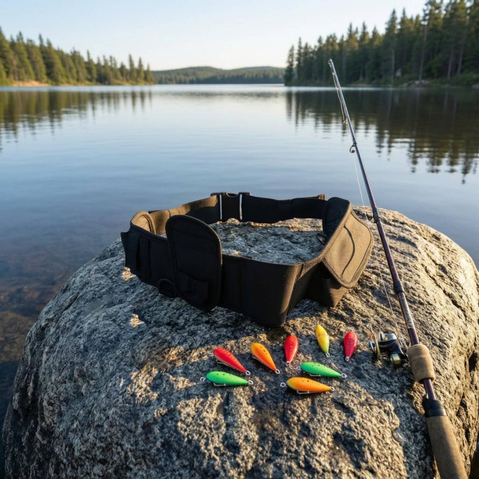 Fishing Waist Bag Flap Pockets - Fishing Belt reseña y precio