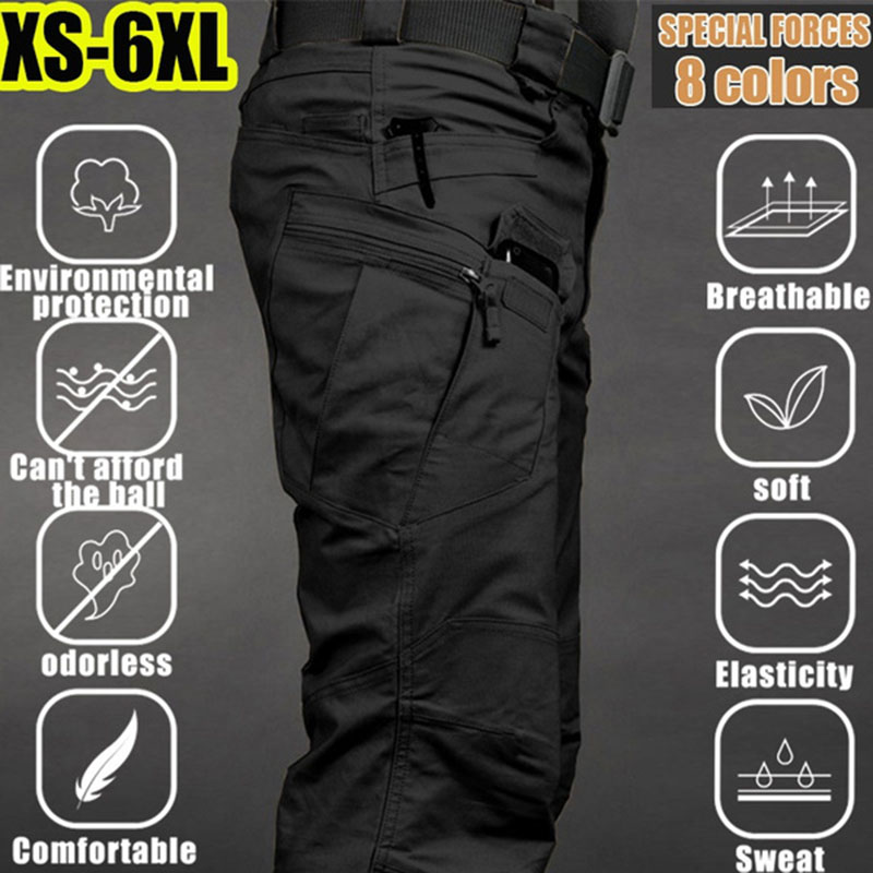 Men's Tactical Cargo Pants 6XL - Fishing Pants Waterproof reseña y precio